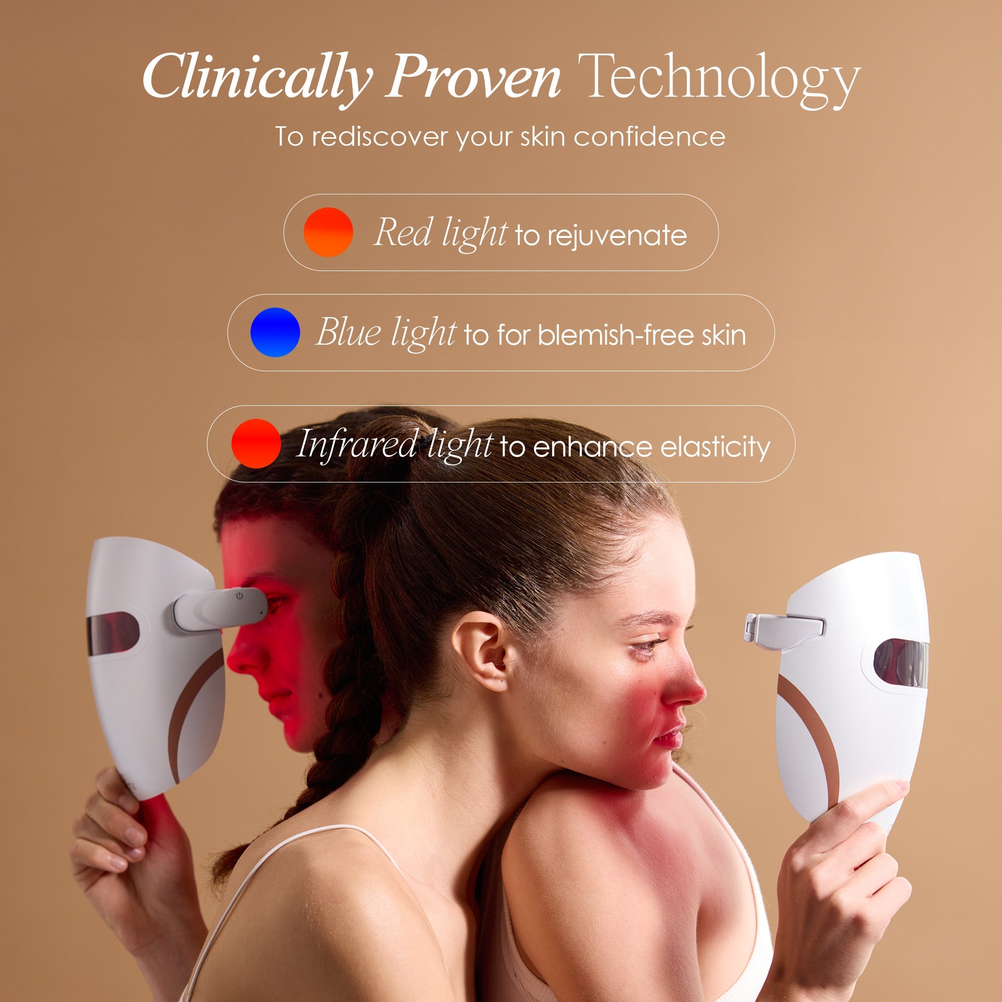Lumamask Pro | LED Red Light Therapy Face Mask